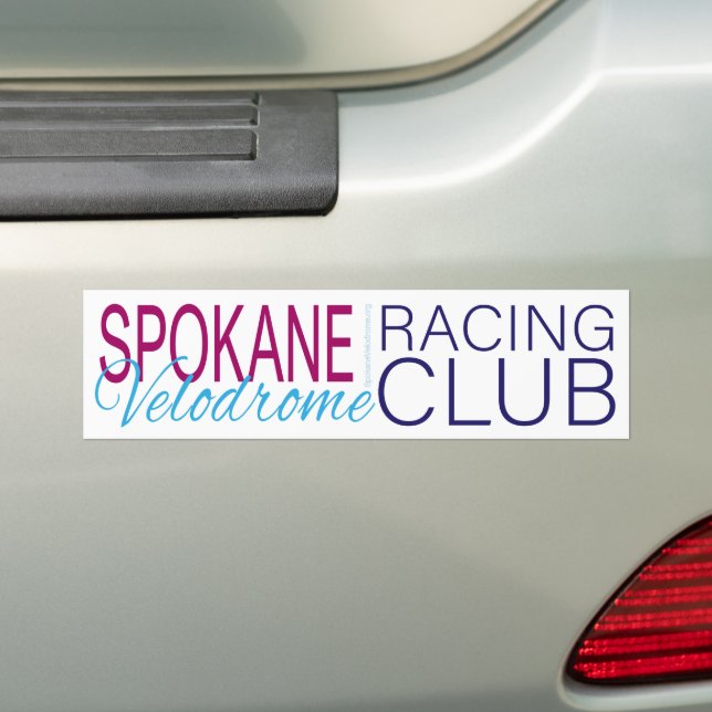 Autocollant De Voiture Club de course Spokane Velodrome (En voiture)