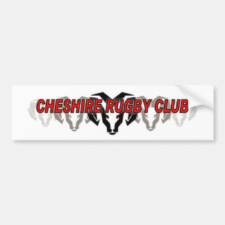 Autocollant De Voiture Club de rugby de Cheshire