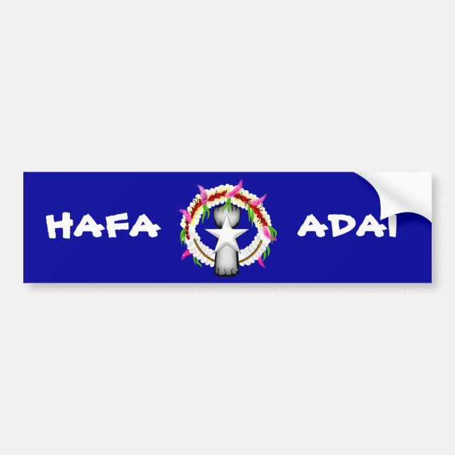 Autocollant De Voiture CNMI - Adhésif pour pare-chocs (Devant)
