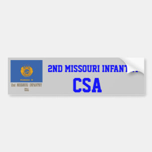 Autocollant De Voiture Co K 2e INFANTERIE MISSOURI