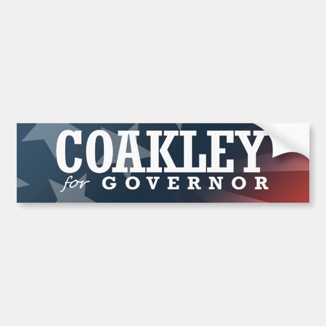 AUTOCOLLANT DE VOITURE COAKLEY POUR LE GOUVERNEUR 2014 (Devant)
