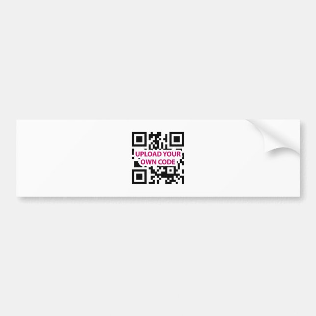 Autocollant De Voiture Code de QR personnalisable (Devant)