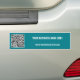 Autocollant De Voiture Code QR personnalisé et sticker de texte - vos cou (On Car)