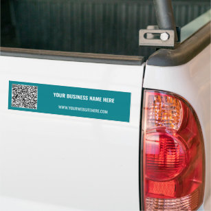 Autocollant De Voiture Code QR personnalisé et sticker de texte - vos cou