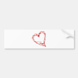 Autocollant De Voiture Coeur brisé
