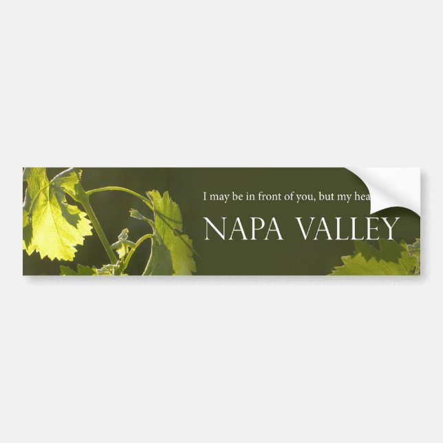 Autocollant De Voiture Coeur dans l'adhésif pour pare-chocs de Napa (Devant)