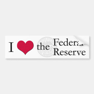 Autocollant De Voiture Coeur I Federal Reserve