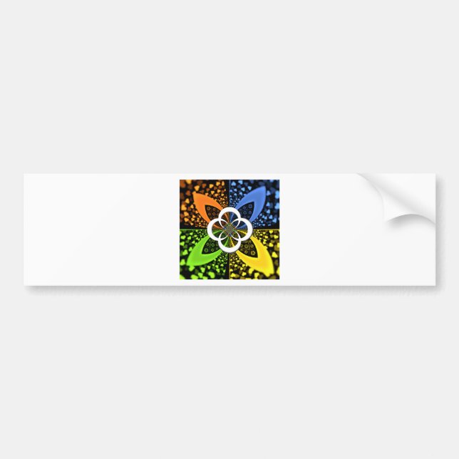 Autocollant De Voiture Coeurs Iridescente Polka sans soudure Point Art Ab (Devant)