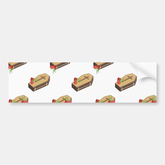 Autocollant De Voiture coffin emojis (Devant)