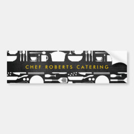 Autocollant De Voiture Collage de cuisine sur bois noir