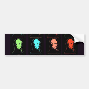 Autocollant De Voiture Collage de Wolfgang Amadeus Mozart