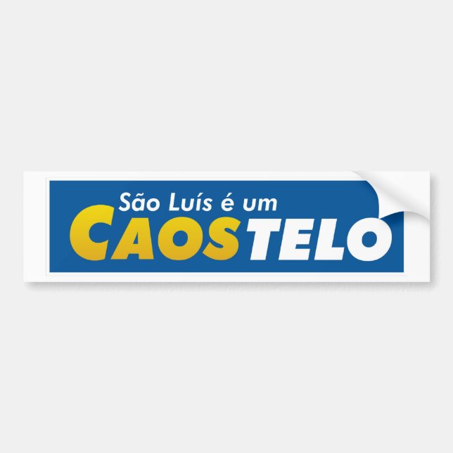 Autocollant De Voiture Colle São Luís est un Casotelo (Devant)