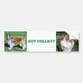 AUTOCOLLANT DE VOITURE COLLIE, COLLIE ? ?