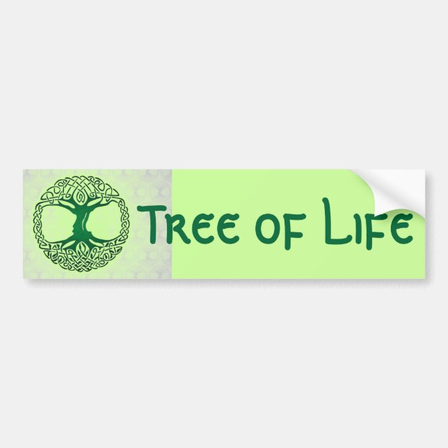 Autocollant De Voiture Collier de pare-chocs de l'arbre de vie (Devant)