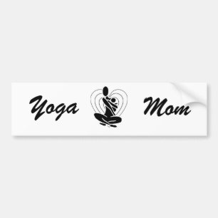 Autocollant De Voiture Collier de Yoga Mom