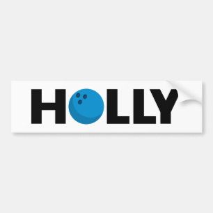 Autocollant De Voiture Colonne de bowling Holly