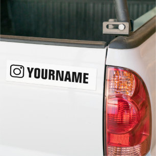Autocollant De Voiture Colonne de pare-chocs du symbole d'instagram perso