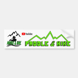 Autocollant De Voiture Colonne de pare-chocs Paddle & Hike