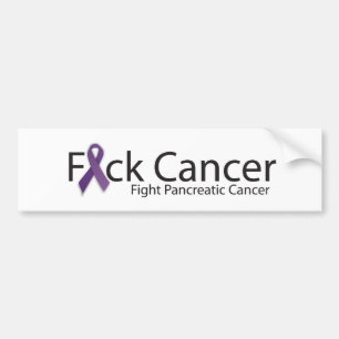 Autocollant De Voiture Combat-Pancréatique-Cancer-Logo