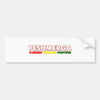 Autocollant De Voiture COMBATTANTS KURDES de LIBERTÉ de Peshmerga