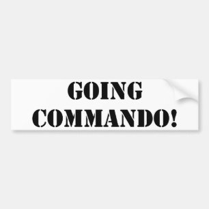 Autocollant De Voiture Commando allant