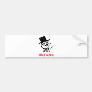 Autocollant De Voiture Comme monsieur - meme