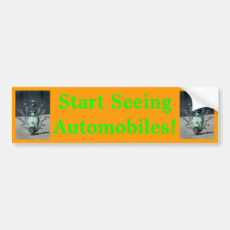 Autocollant De Voiture "Commencez adhésif pour pare-chocs à voir