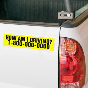 Autocollant De Voiture Comment puis-je conduire un conducteur d'entrepris