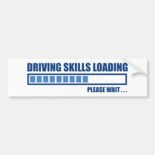Autocollant De Voiture Compétences de conduite Chargement