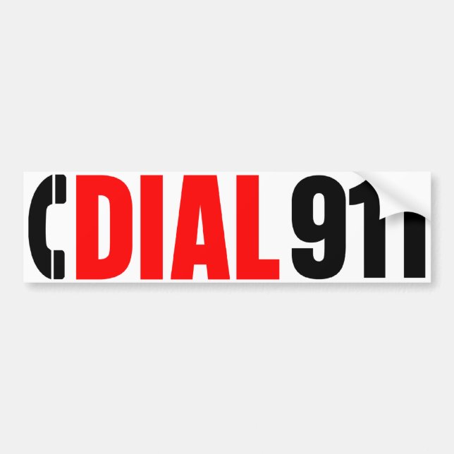 Autocollant De Voiture Composez l'autocollant 2 de 911 polices (Devant)