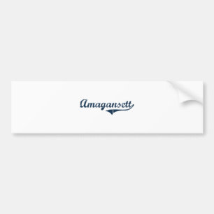Autocollant De Voiture Conception classique d'Amagansett New York