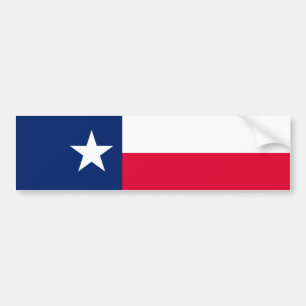 Autocollant De Voiture Conception de drapeau d'état du Texas