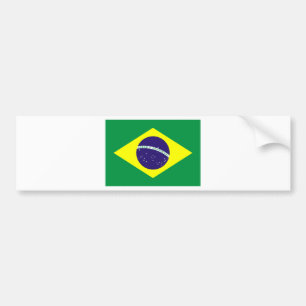 Autocollant De Voiture Conception du drapeau du Brésil