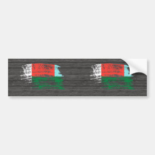 Autocollant De Voiture Conception malgache fraîche de drapeau