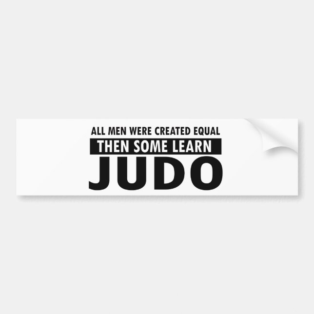 Autocollant De Voiture conceptions de judo (Devant)