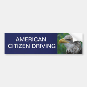 Autocollant De Voiture Conducteur américain