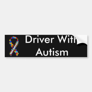 Autocollant De Voiture Conducteur avec l'autisme