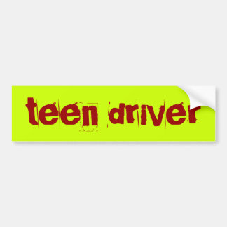 Autocollant De Voiture conducteur de l'adolescence