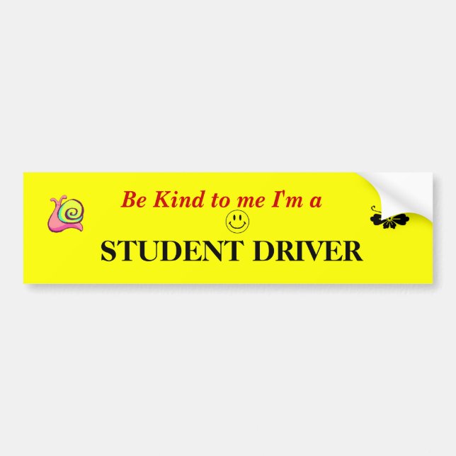 Autocollant De Voiture Conducteur d'étudiant (Devant)
