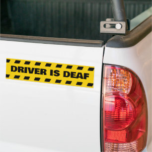 Autocollant De Voiture Conducteur est sourd Magnet pour voiture
