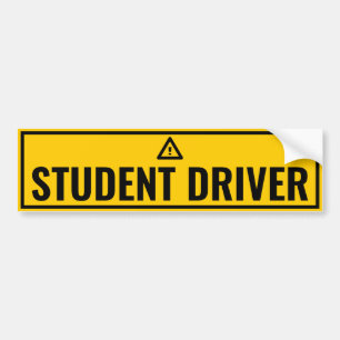 Autocollant De Voiture Conducteur étudiant averti