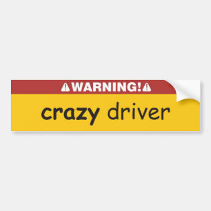 Autocollant De Voiture conducteur fou