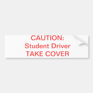 Autocollant De Voiture Conducteurs d'étudiant !