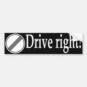 Autocollant De Voiture Conduisez juste