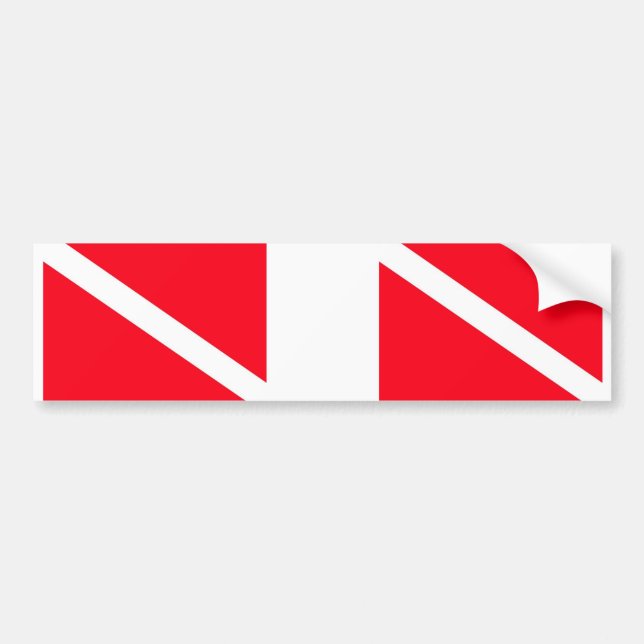 Autocollant De Voiture Conjuguent le drapeau de piqué (Devant)
