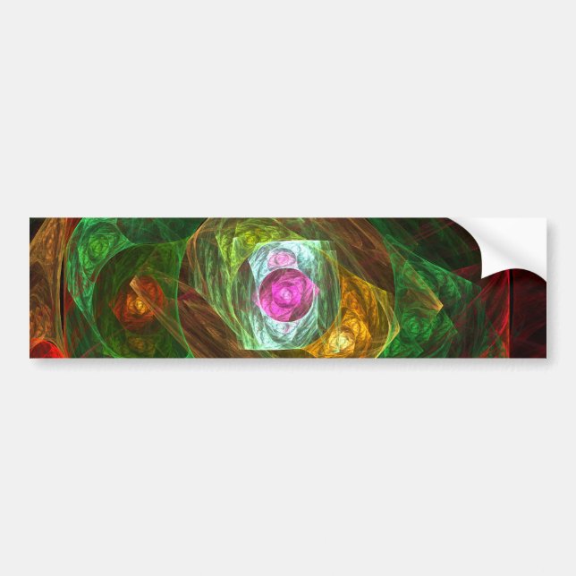Autocollant De Voiture Connections dynamiques Sticker pare-chocs Art Abst (Devant)