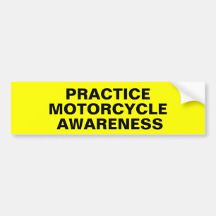 Autocollant De Voiture Conscience de moto de pratique