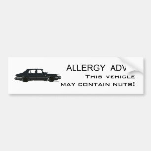 Autocollant De Voiture Conseil d'allergie