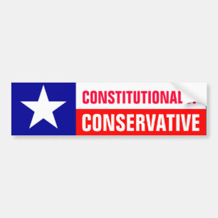 Autocollant De Voiture Conservateur du Texas