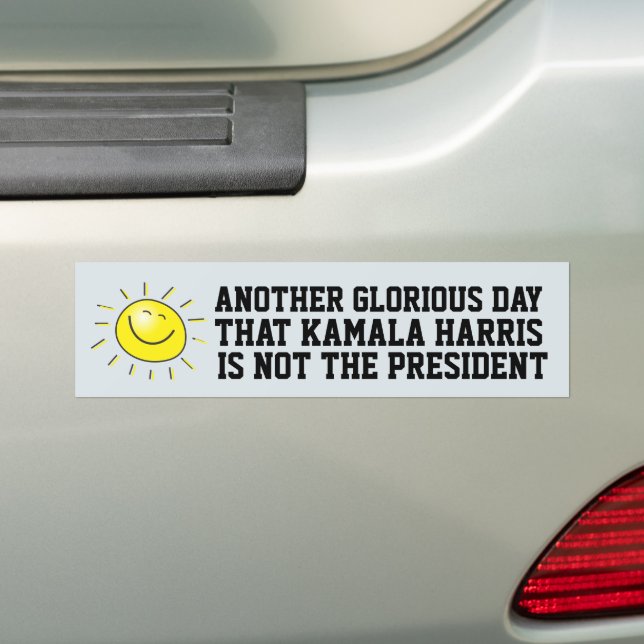 AUTOCOLLANT DE VOITURE CONSERVATEUR MAGA FUNNY KAMALA HARRIS (En voiture)